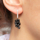 18k gold earrings with 0.26ct diamonds
